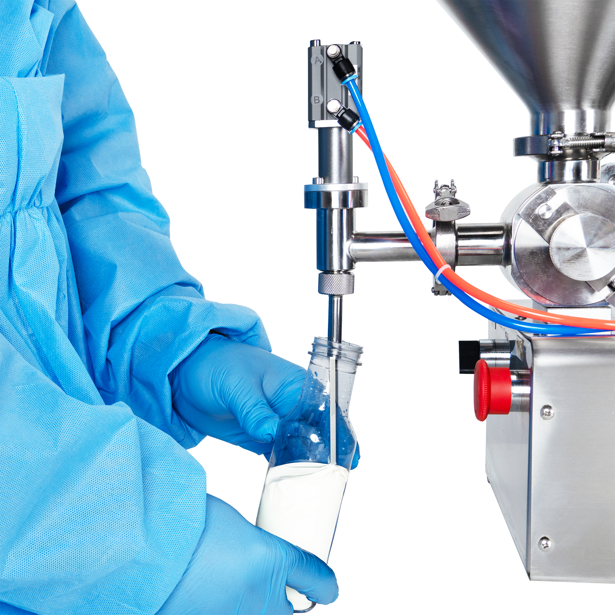 Jores Technologies High Viscosity Tabletop Paste Piston Filler - 304 SS – 300ml