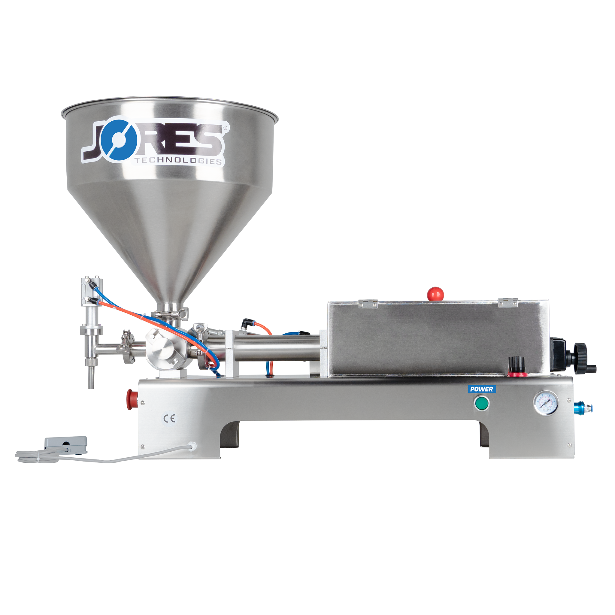 Jores Technologies High Viscosity Tabletop Paste Piston Filler - 304 SS – 500ml