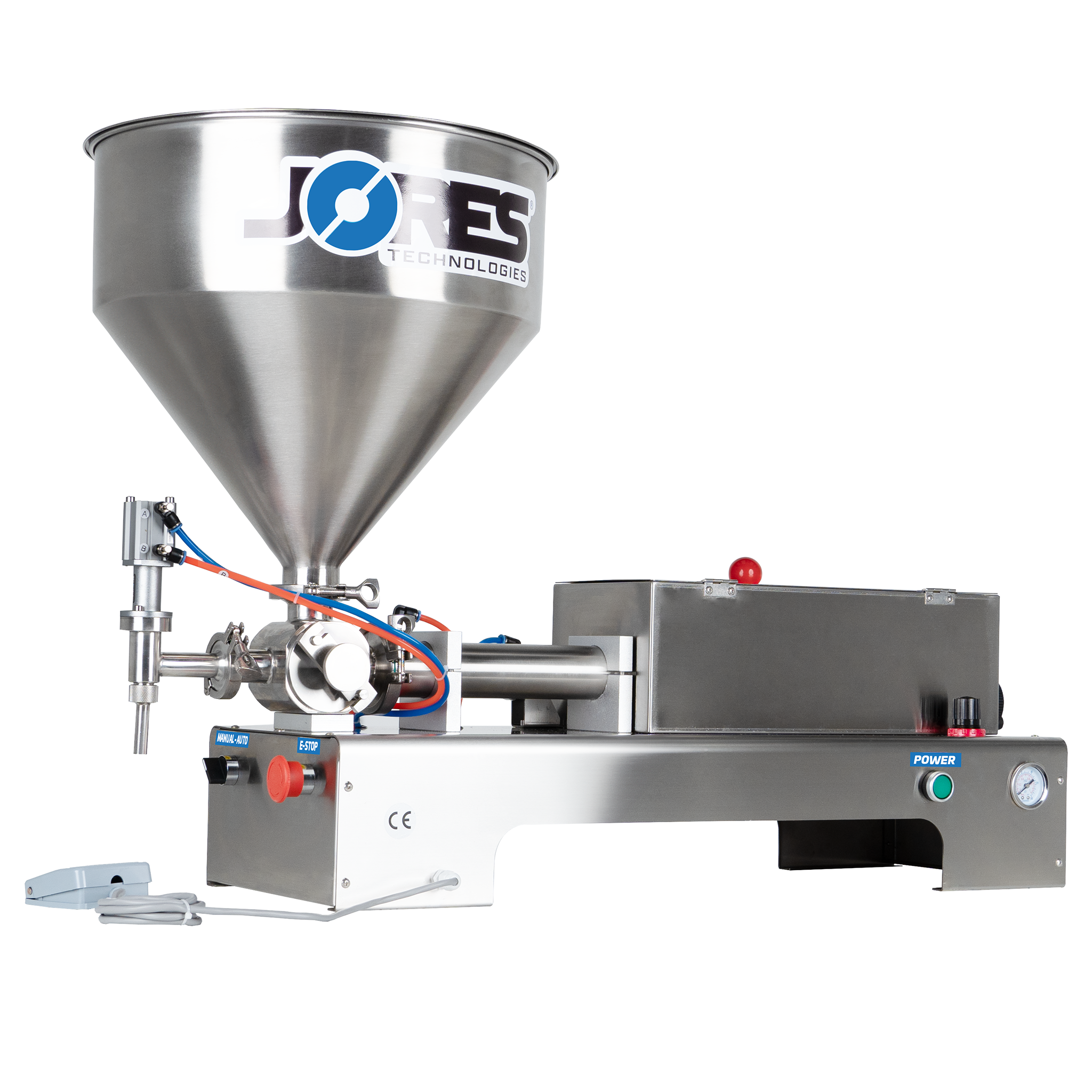 Jores Technologies High Viscosity Tabletop Paste Piston Filler - 304 SS – 500ml