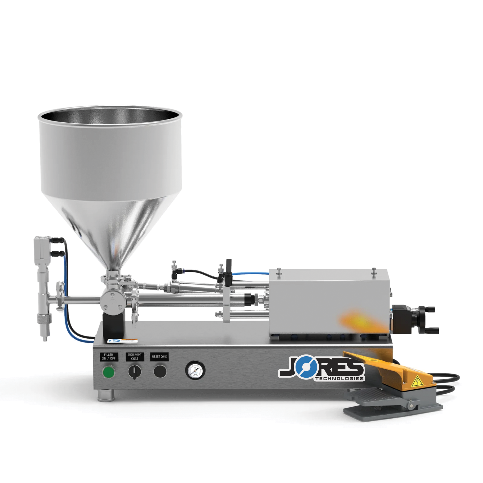 Jores Technologies High Viscosity Tabletop Paste Piston Filler - 316 SS – 100ml