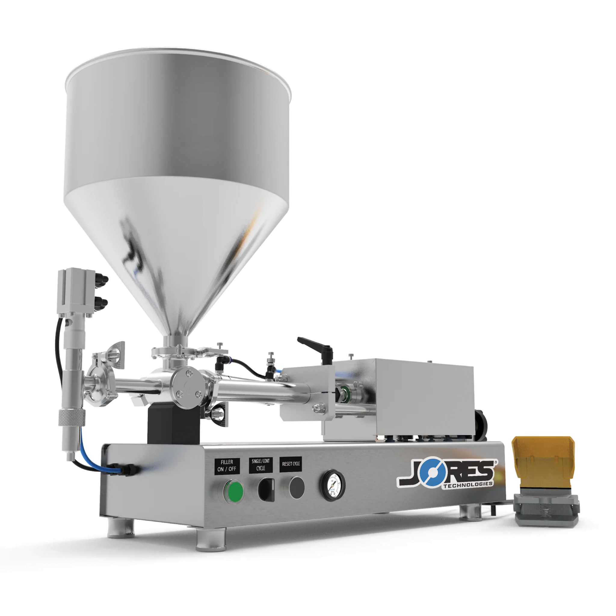 Jores Technologies High Viscosity Tabletop Paste Piston Filler - 316 SS – 100ml