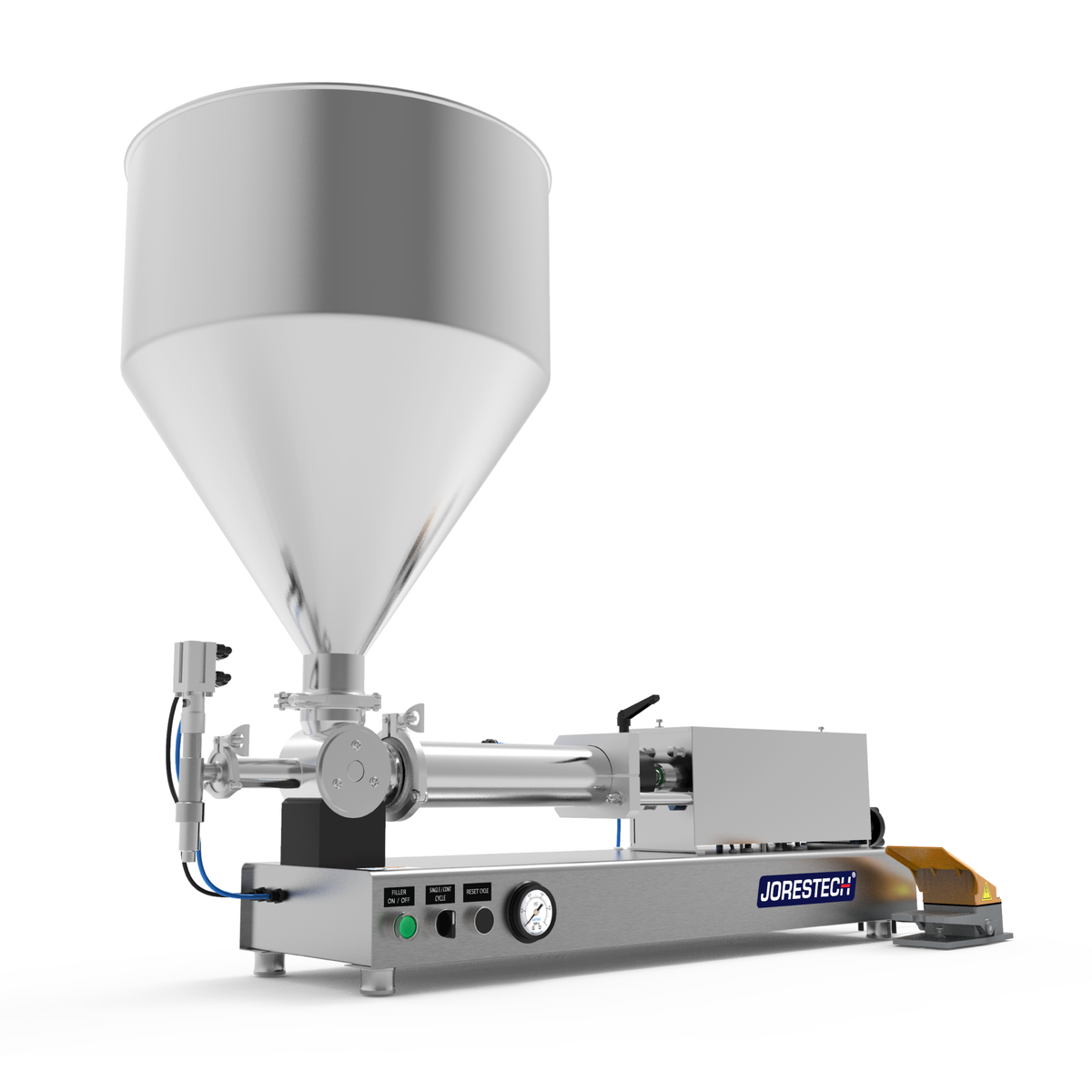 Jores Technologies High Viscosity Tabletop Paste Piston Filler - 316 SS – 1000ml