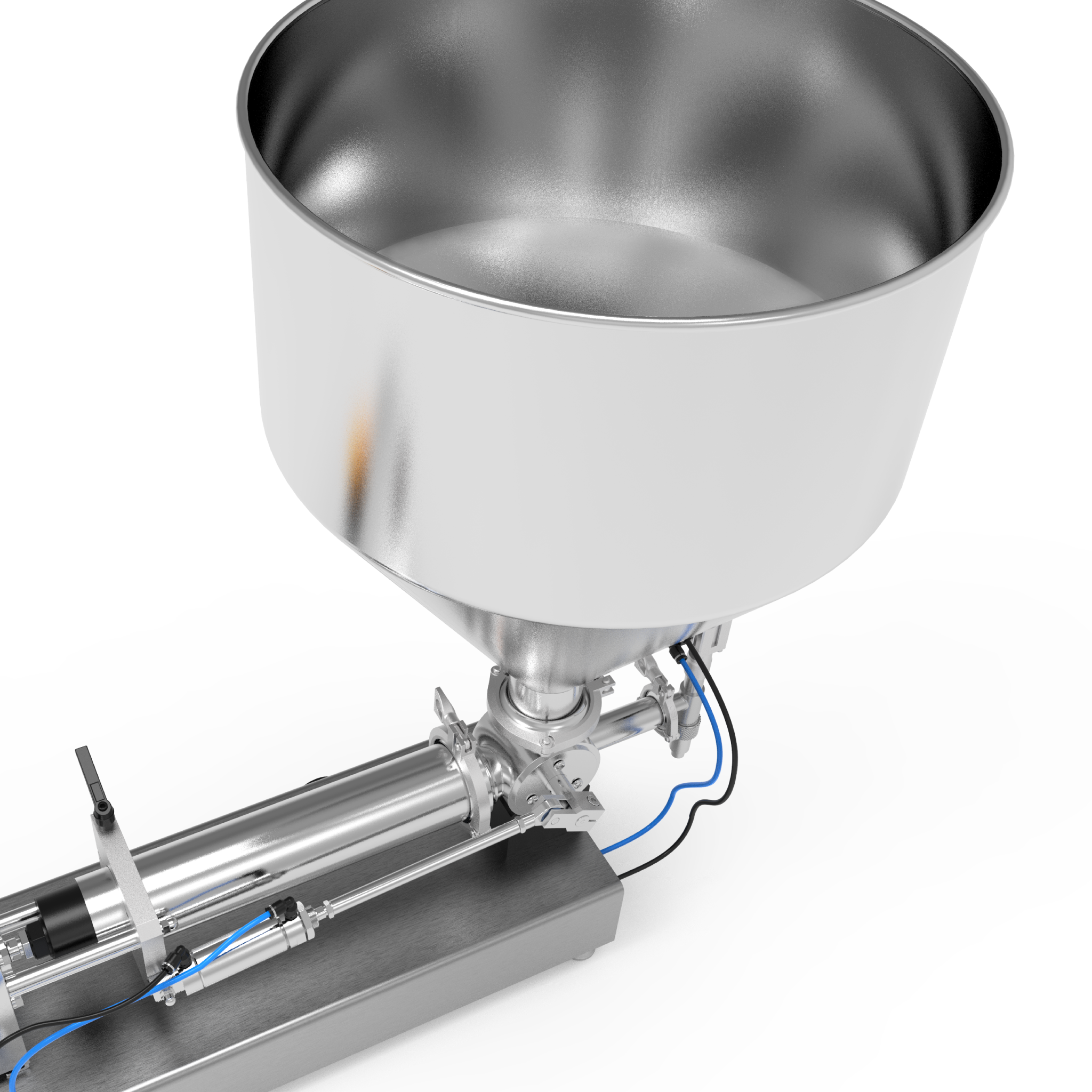 Jores Technologies High Viscosity Tabletop Paste Piston Filler - 316 SS – 1000ml