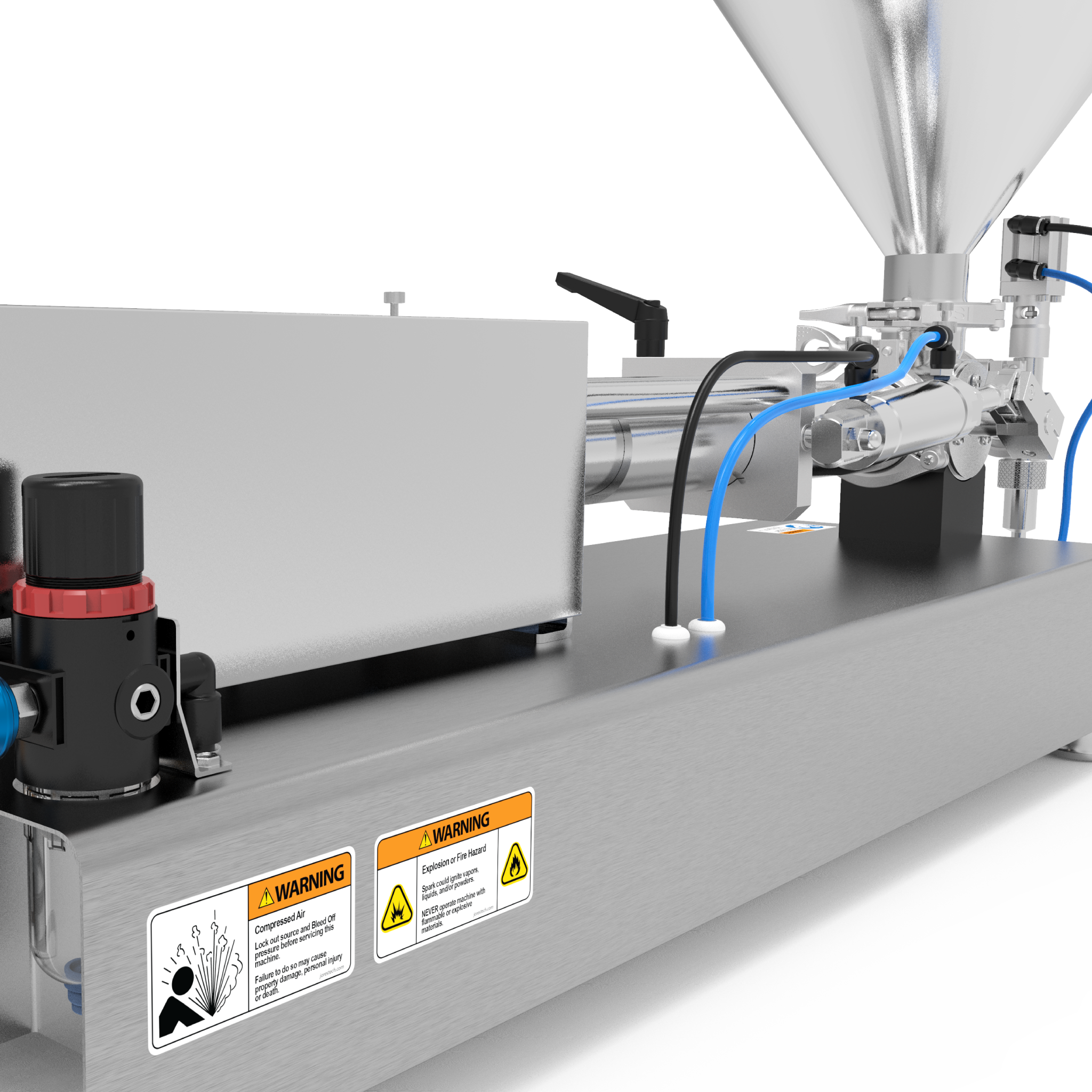 Jores Technologies High Viscosity Tabletop Paste Piston Filler - 316 SS – 500ml