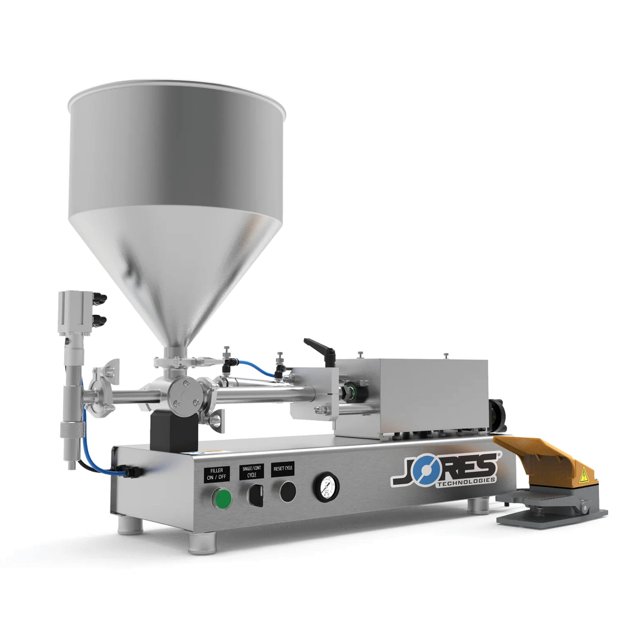 Jores Technologies High Viscosity Tabletop Paste Piston Filler - 316 SS – 50ml