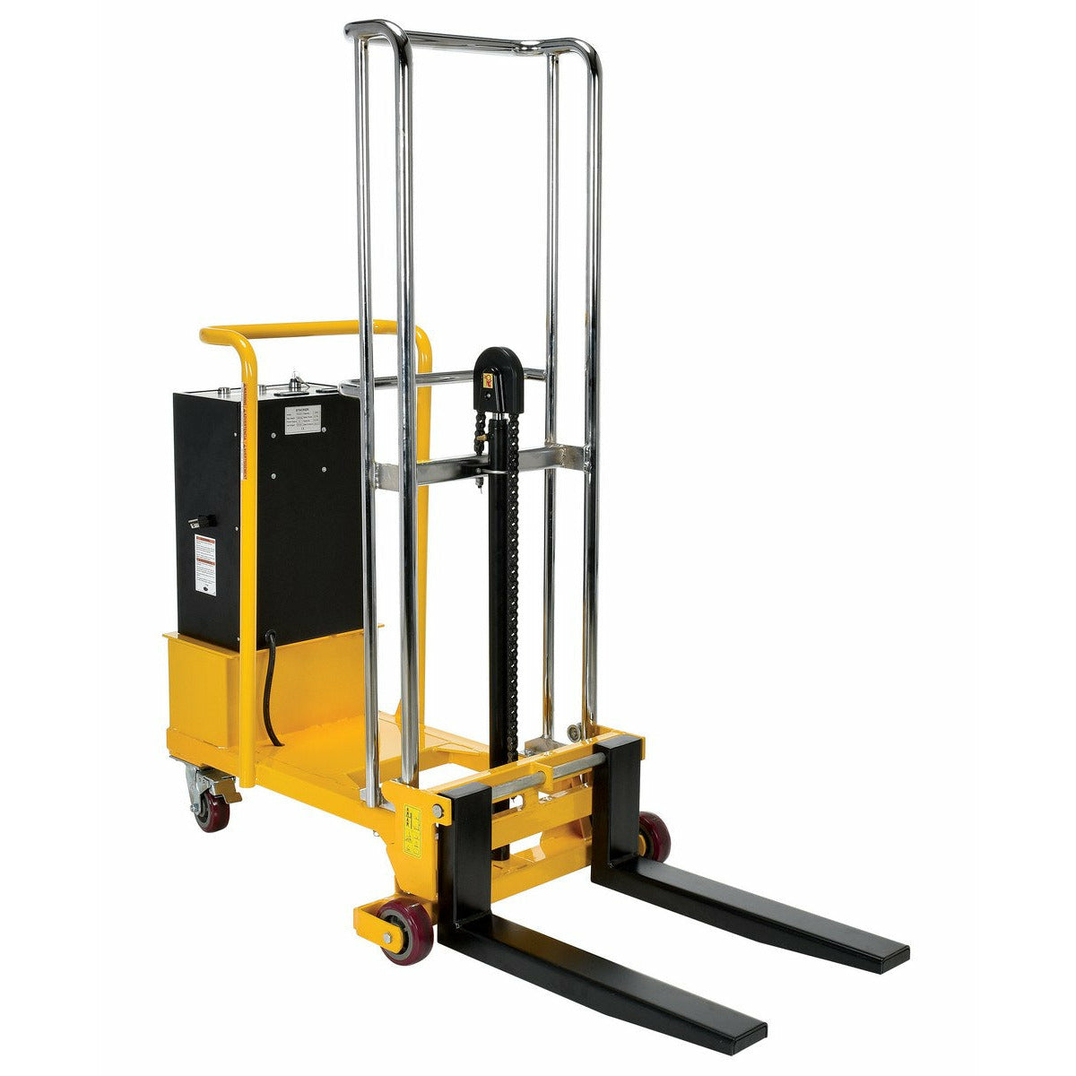 Vestil Steel Counter Balanced Hefti-Lift 68 In. x 68-3/4 In. 550 Lb. Capacity Yellow -HYD-CB-10-DC