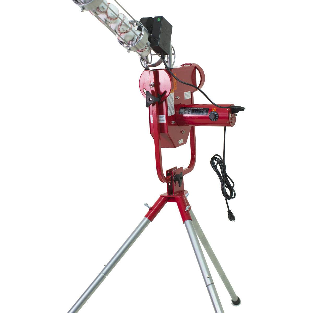 Heater Pro Fastball & Curveball Baseball Pitching Machine with Automatic Ball Feeder - Machine Horizon
