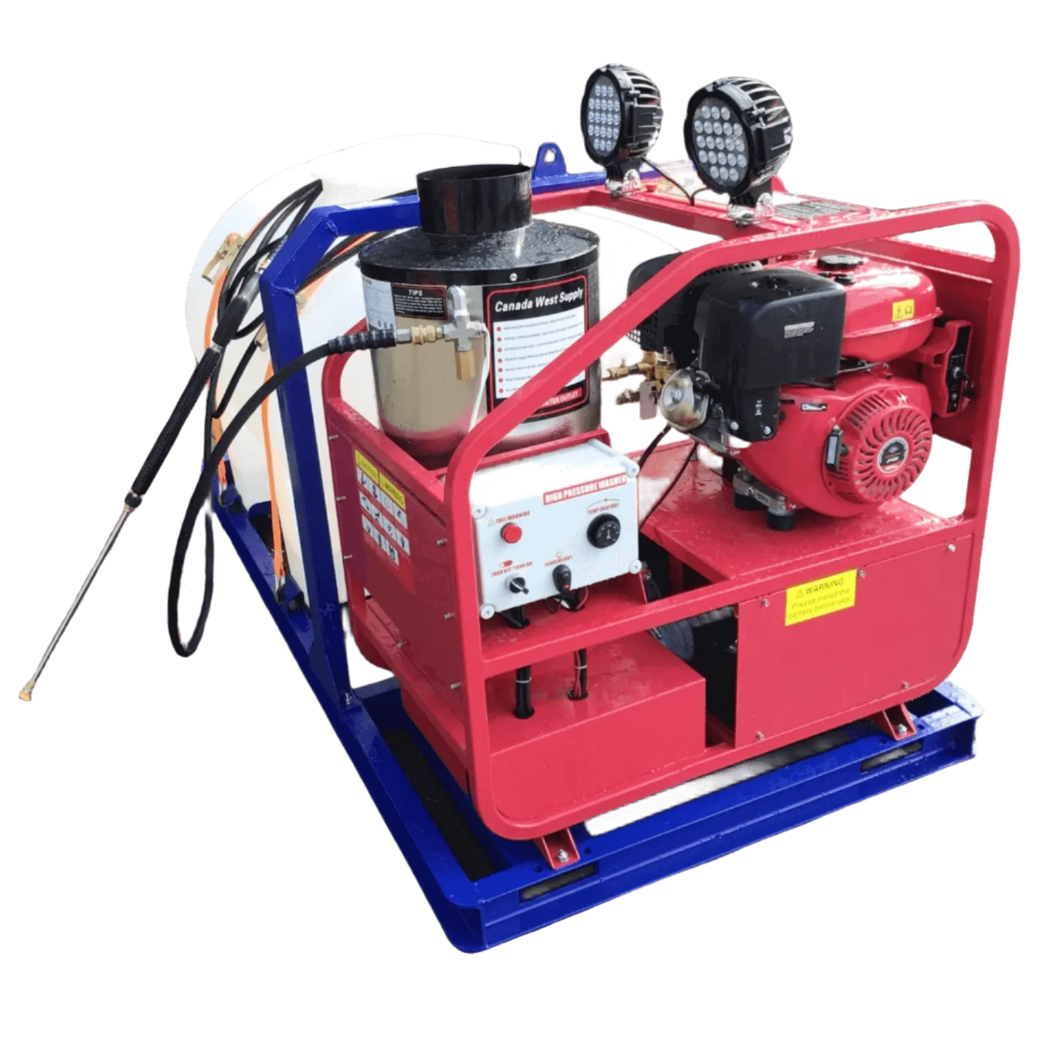 Greatbear 4000 PSI Commercial Hot Water Pressure Washer with Water Tank