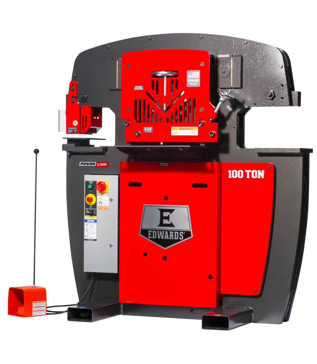 Edwards 100 Ton Ironworker 460V, 3Ph, With Powerlink (ED9-IW100-3P460-A)