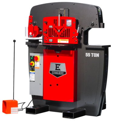 Edwards Ironworkers 55 Ton Ironworker, 1 Phase, 230 Volt IW55-1P230