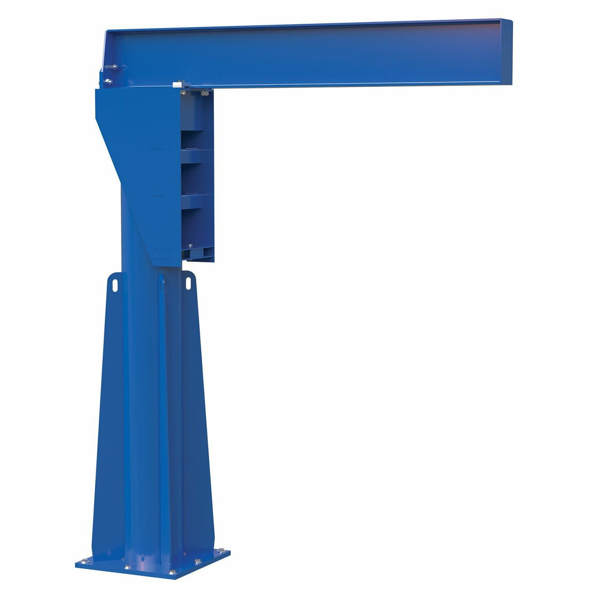 Vestil Steel Floor Mounted Jib 80-3/8 In. I-Beam 4000 Lb. Capacity Blue-JIB-FM-40