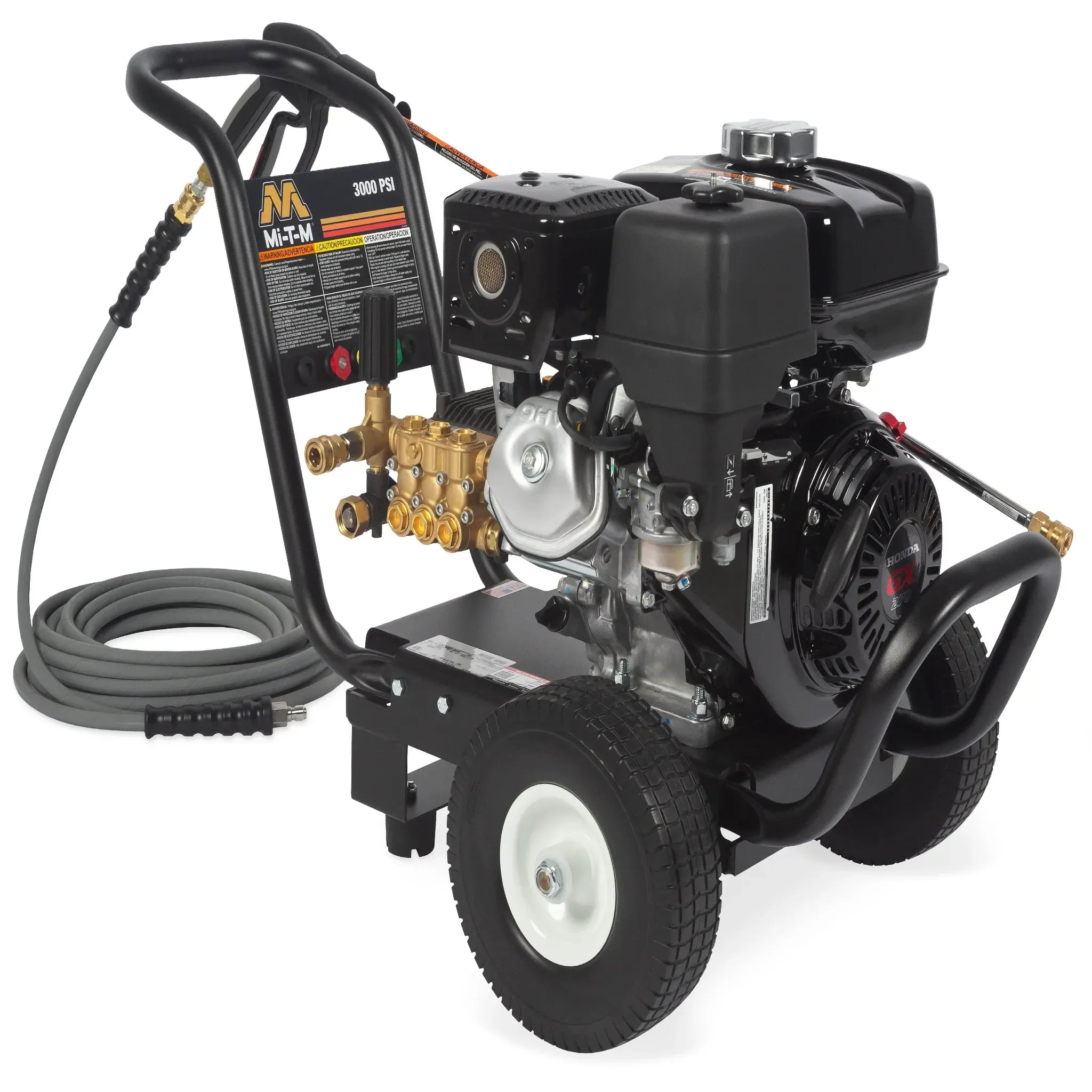Mi-T-M JP-3003-3MHB Gasoline Pressure Washer – 3000 PSI, 3.0 GPM, Honda GX270