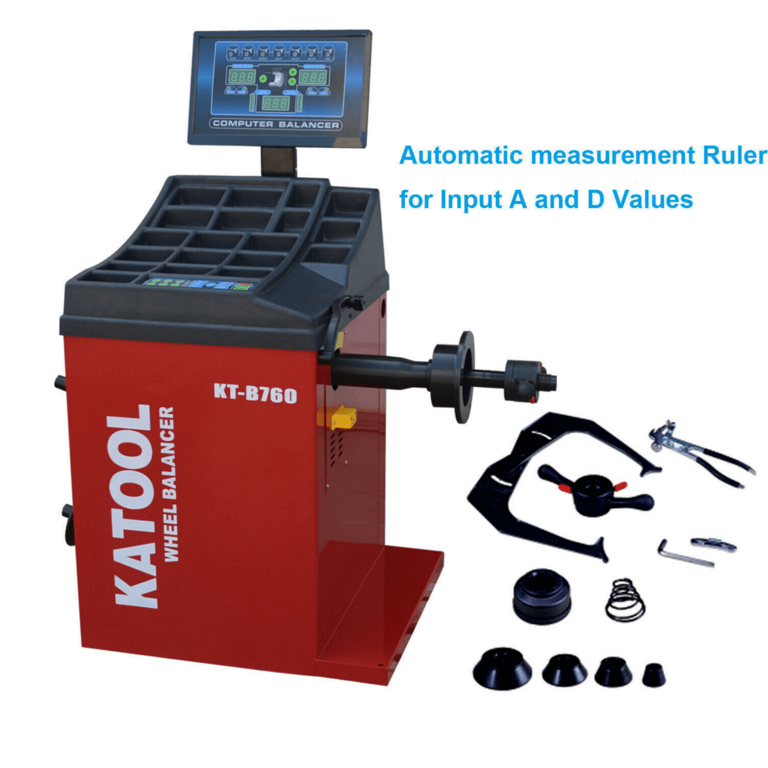 Katool KT-T835 Tire Changer & KT-B760 Wheel Balancer Combo