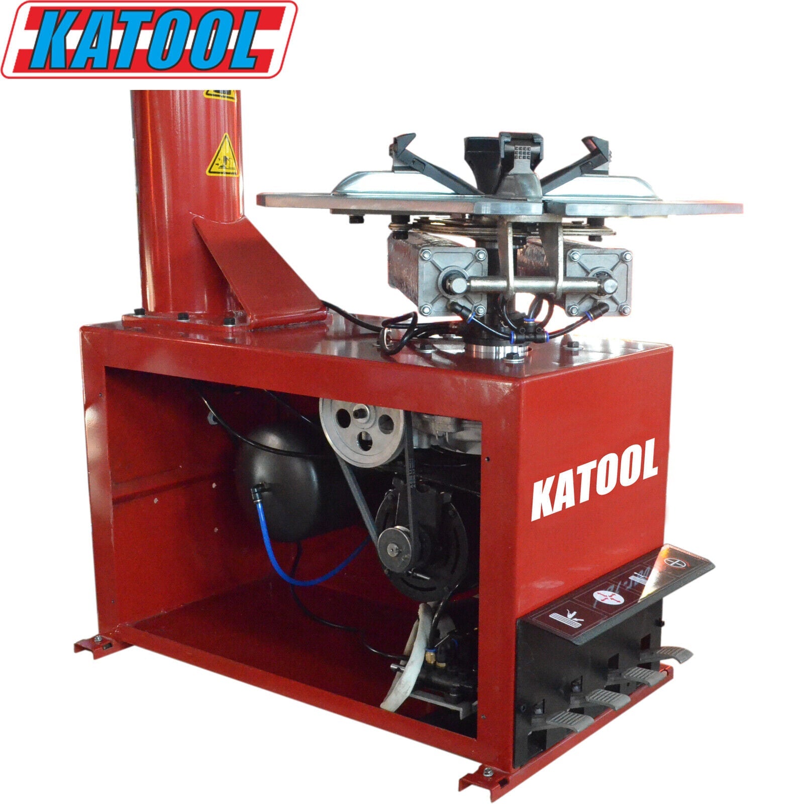 Katool KT-T830 Tire Changer w/ Bead Blaster, Max 24" Rim Clamping