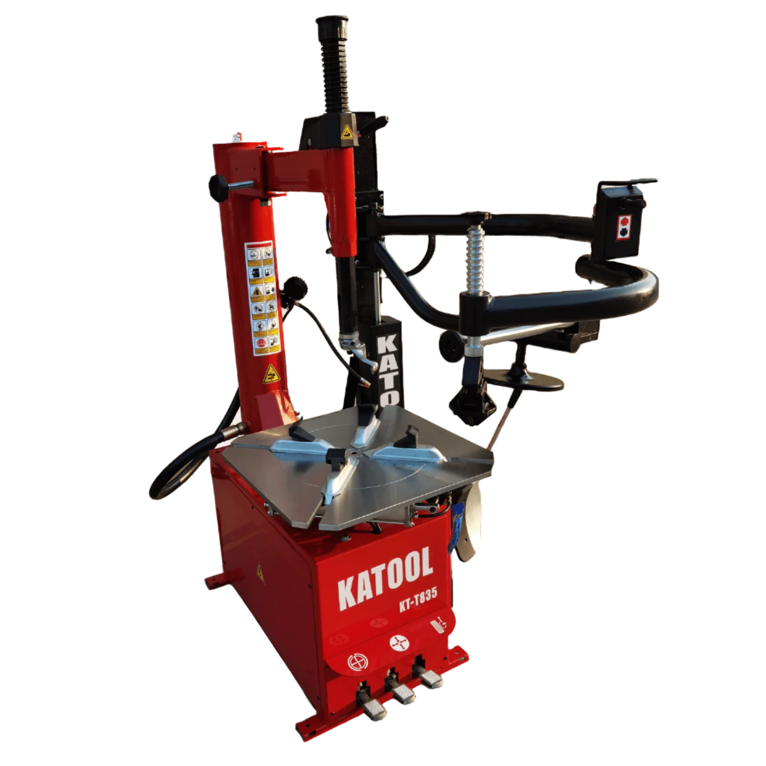 Katool KT-T835 Tire Changer w/ Bead Blaster, Max 28" Rim Clamping