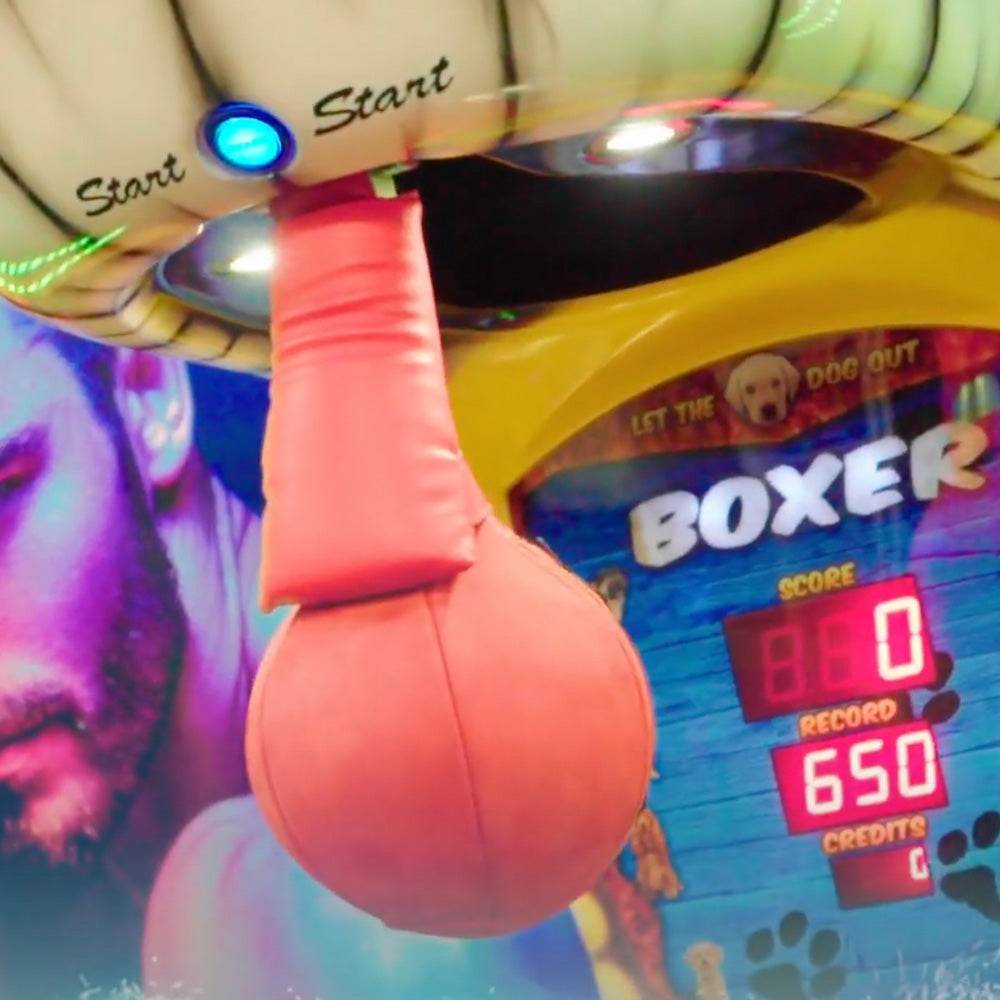 Kalkomat Boxer Dog Punching Game Machine - Machine Horizon