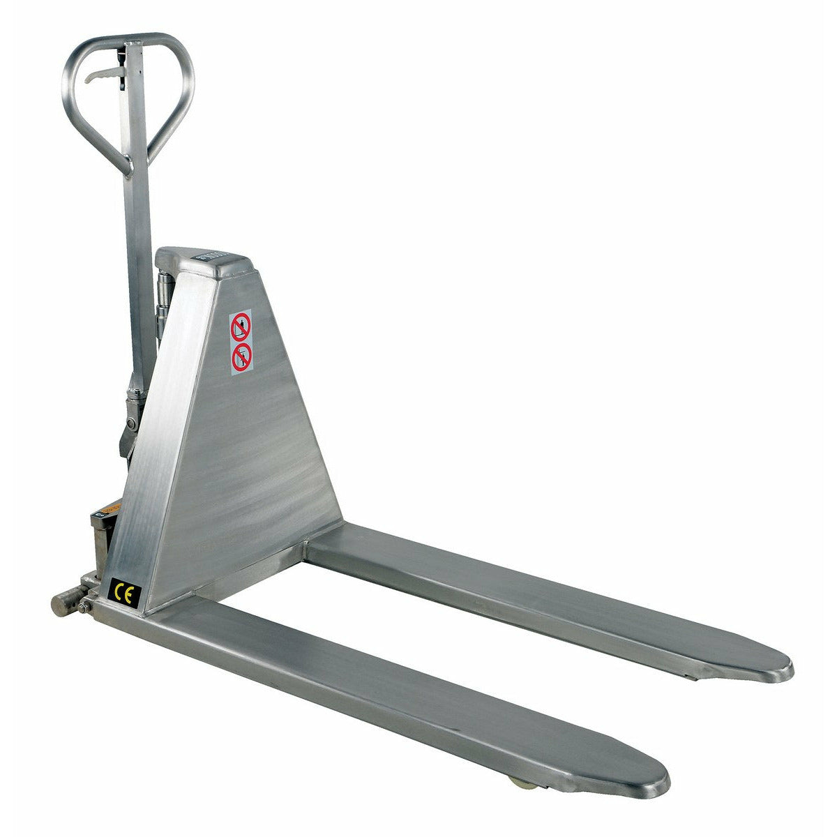 Vestil Stainless Steel Hand Pump Tote Lift 60 In. x 27 In. x 48 In. 2000 Lb. Capacity Blue -L-270-HD-SS
