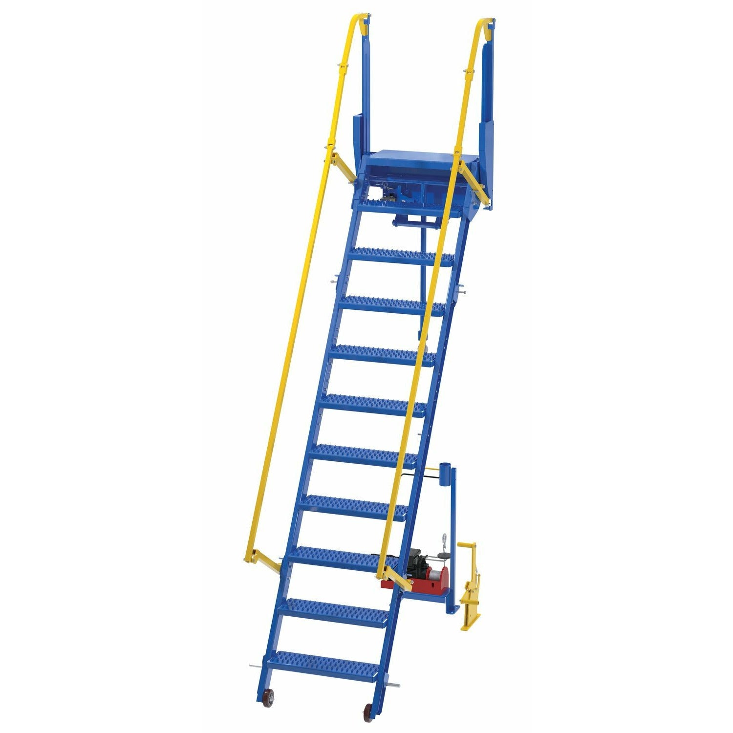 Vestil Mezzanine Ladders (face mounted/retractable)-LAD-FM-108-PSO
