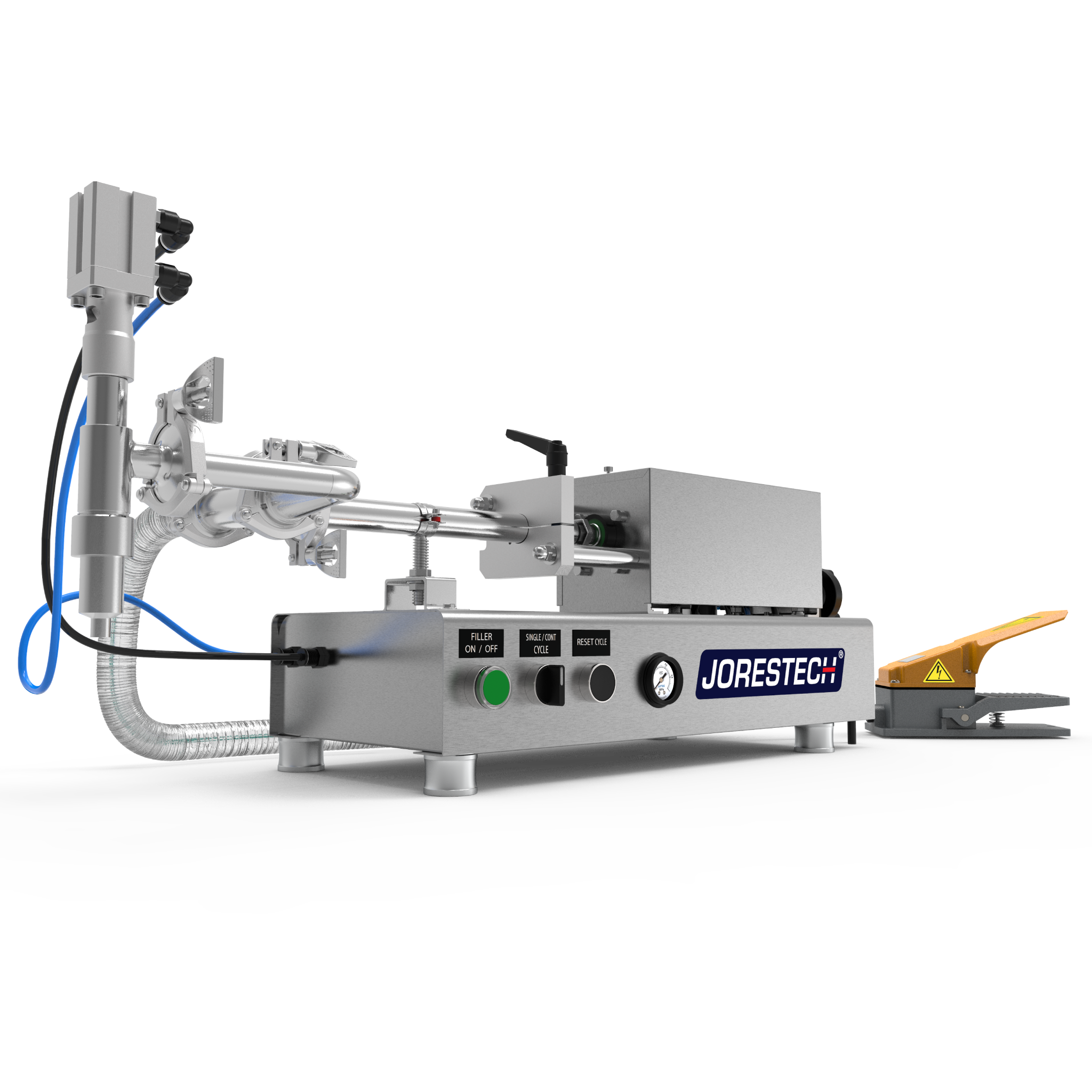 Jores Technologies Low Viscosity Tabletop Liquid Piston Filler - 316 SS - 50ml