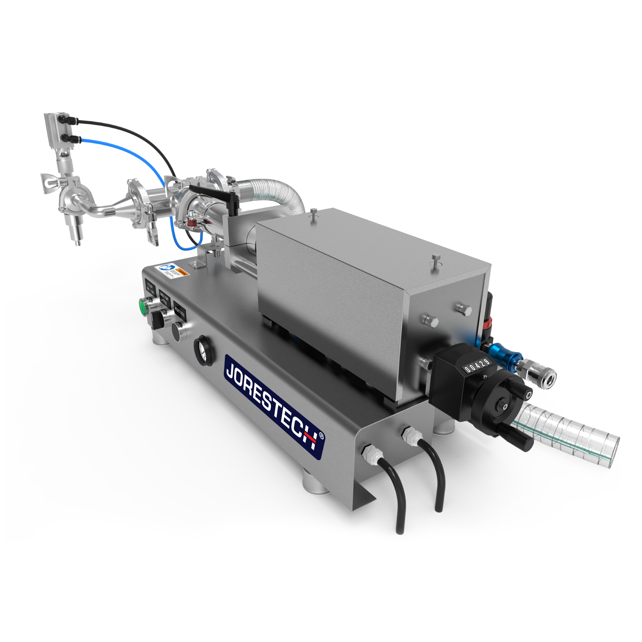 Jores Technologies Low Viscosity Tabletop Liquid Piston Filler - 316 SS - 50ml