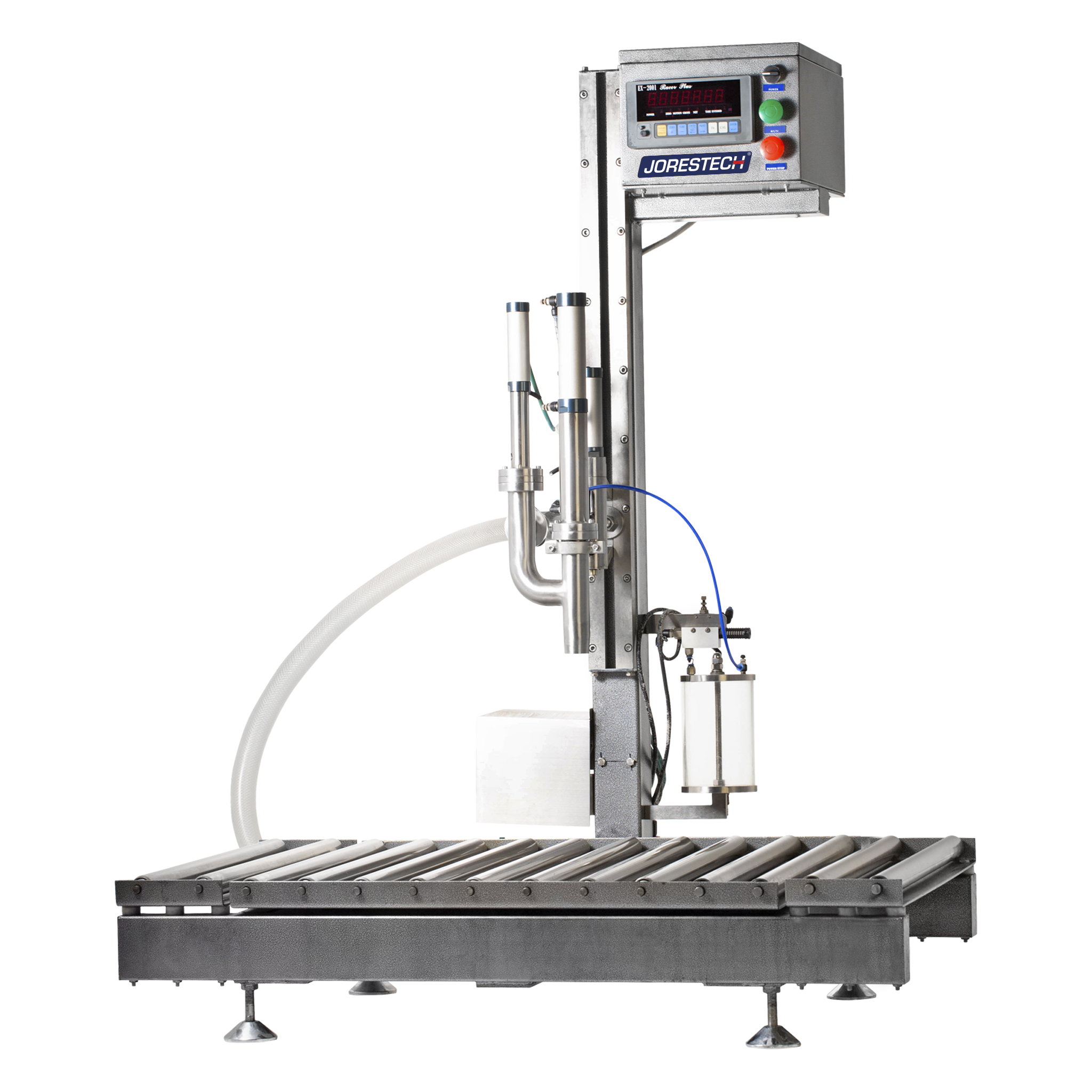 Jores Technologies Liquid Net Weight Filler With Conveyor - 200Kg