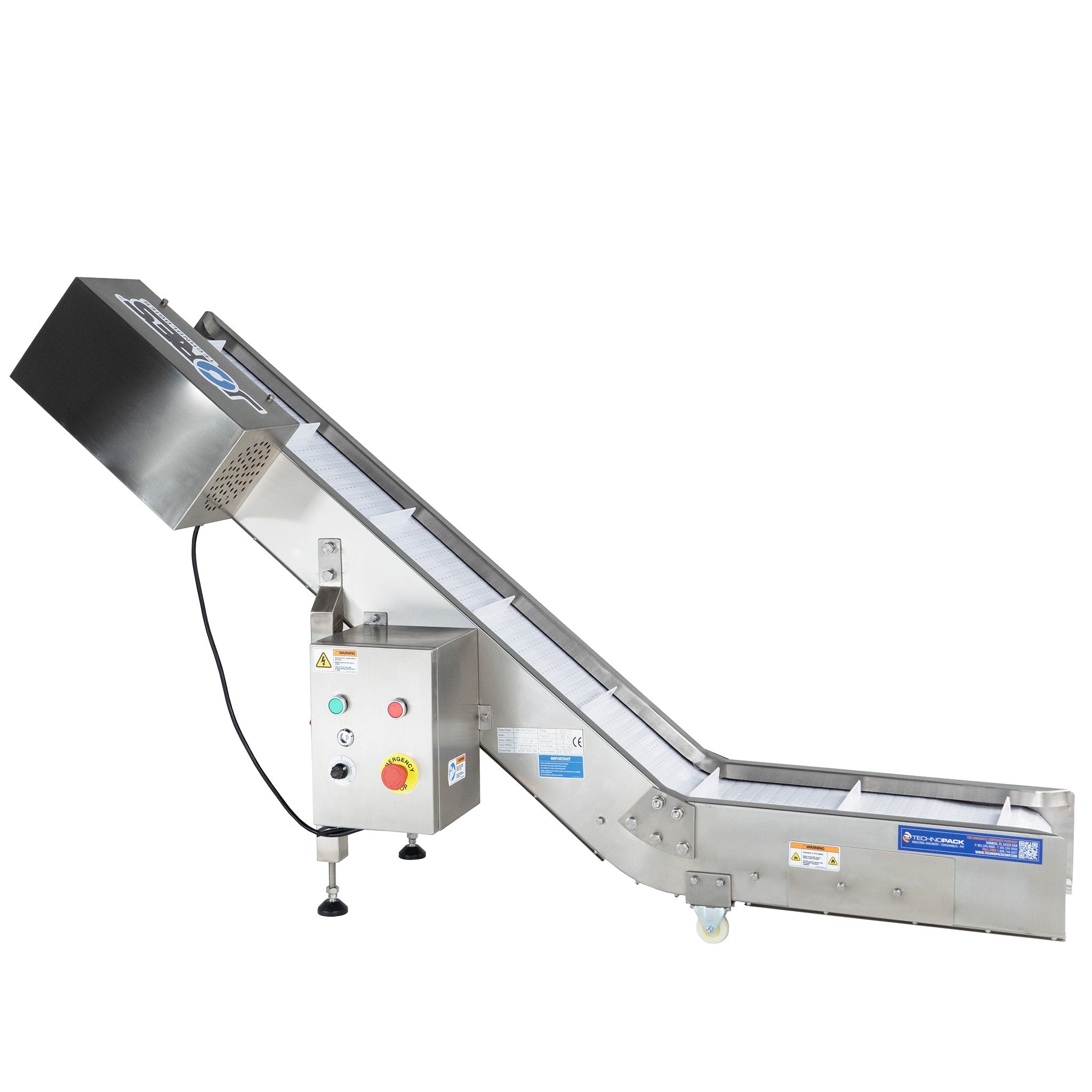 Jores Technologies Motorized Take Away Incline Conveyor