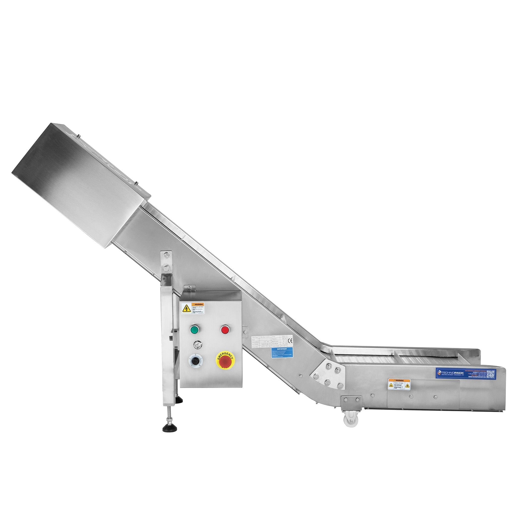 Jores Technologies Motorized Take Away Incline Conveyor