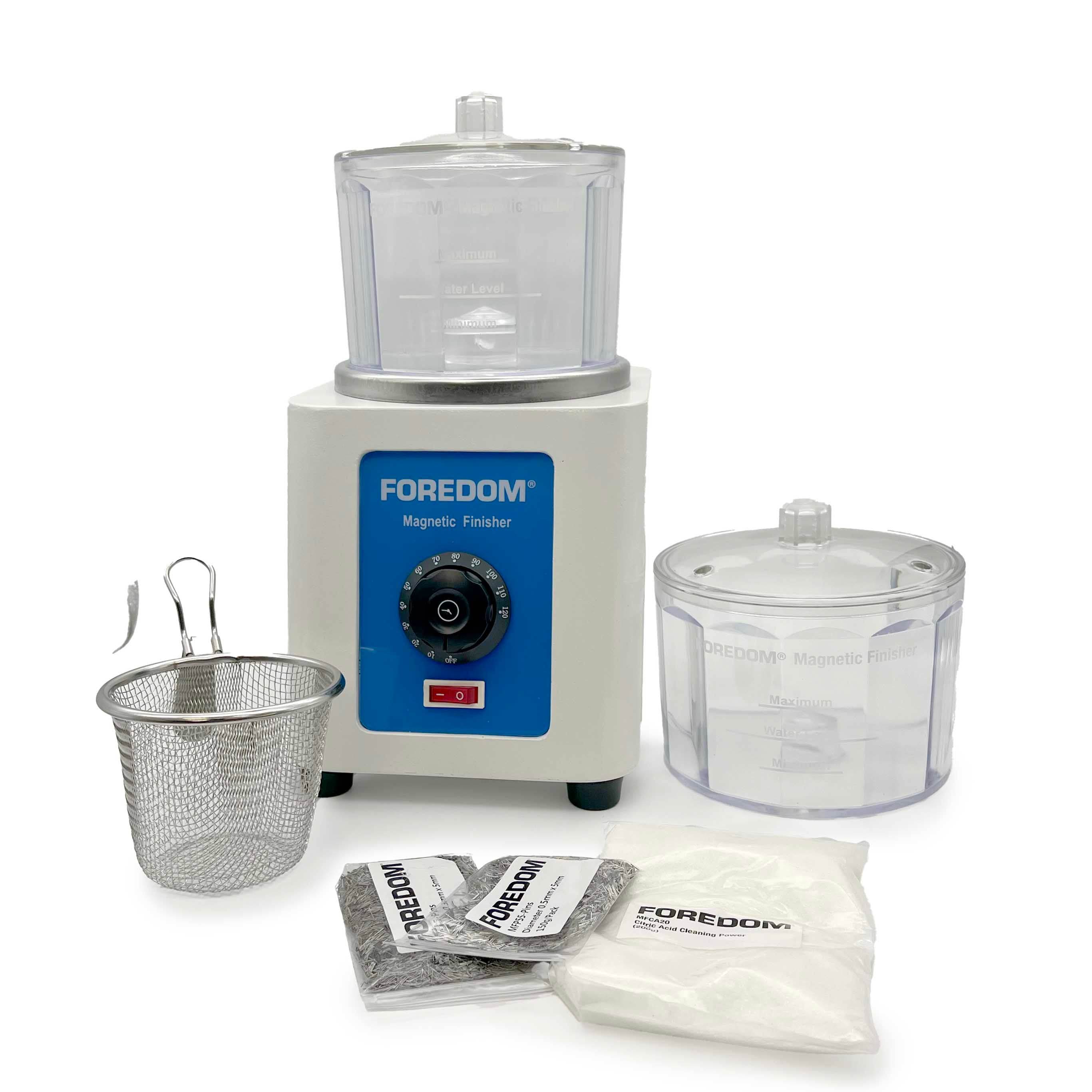Pepetools Foredom Magnetic Finisher, 30 Ring, Dual Bowl - MF105 - Machine Horizon
