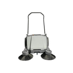 NaceCare 114771 32" Manual Walk-Behind Sweeper – 10-Gal Hopper, Dual Brooms