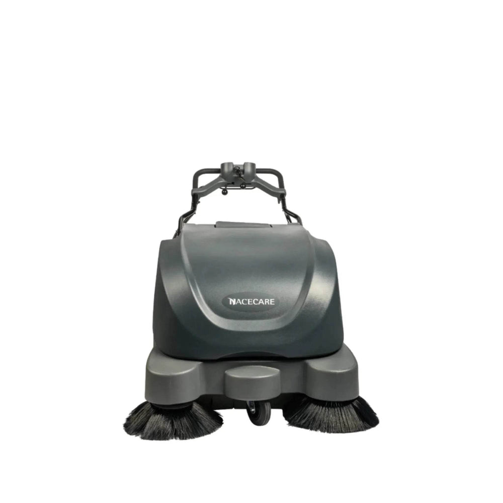 NaceCare 36″ Battery Sweeper – Traction Drive + Vacuum System + Dual Side Brooms - Machine Horizon