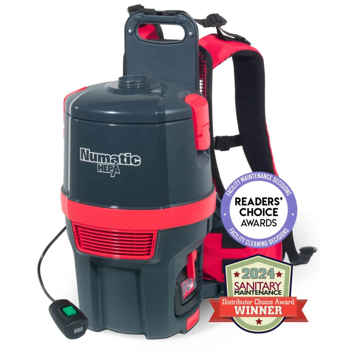 NaceCare RBV 150NXH Battery HEPA Backpack Vacuum K-913148-C – 75 CFM