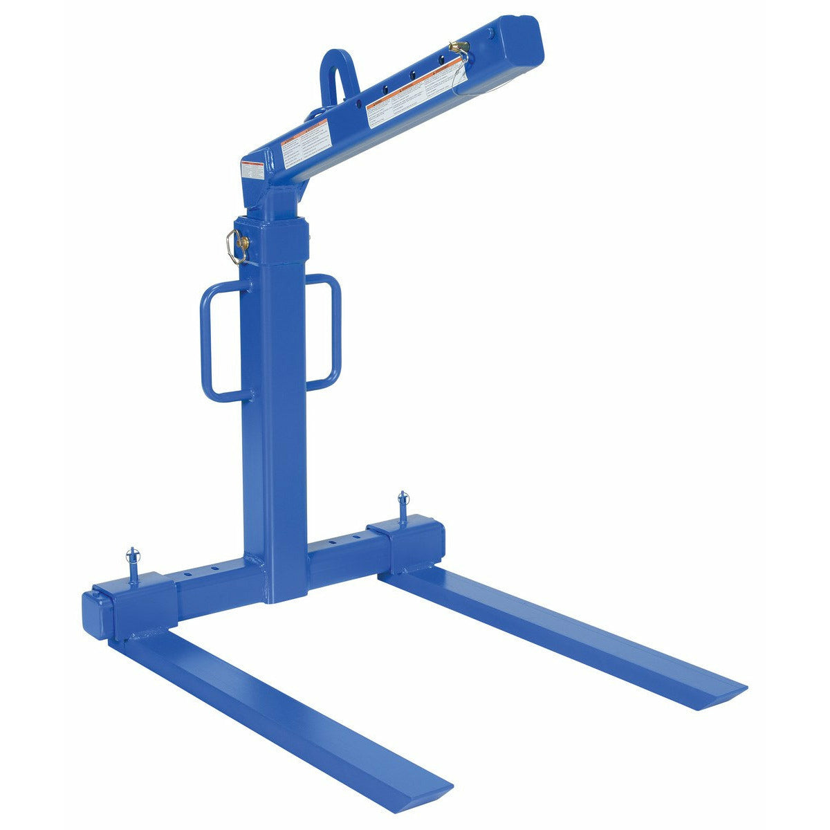 Vestil Steel Overhead Load Lifter Adjustable 43-1/8 In. Fork 4000 Lb. Capacity Blue-OLA-4-42