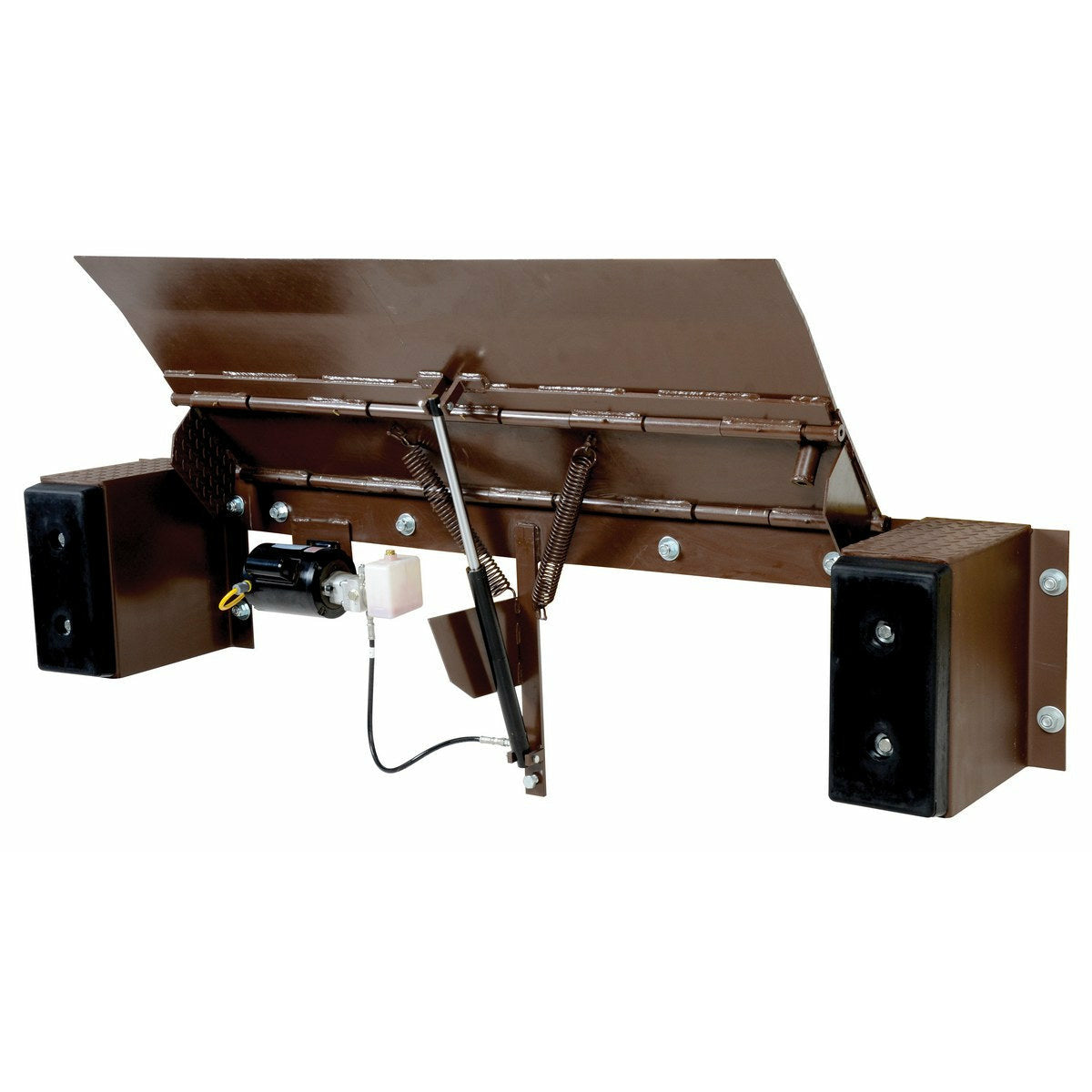 Vestil Steel Electric Edge-O-Dock Leveler 17-1/2 In. x 105 In. x 27-1/2 In. 20,000 Lb. Capacity Brown -PE-2078