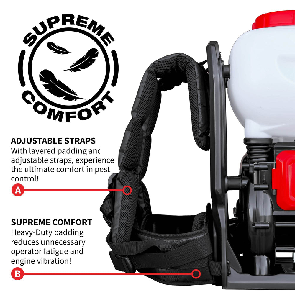 Tomahawk 4 Gal Battery Powered Backpack Mosquito Fogger Sprayer 36V for Pest Control Ticks, Fleas, Flies, and Mosquitoes - Machine Horizon