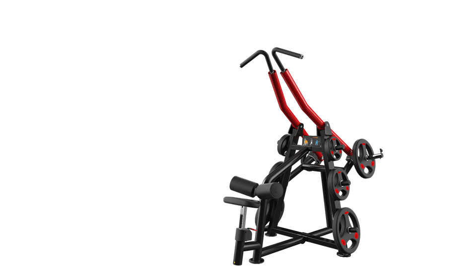 Power Leverage V2 Iso Lateral Lat Pull - Muscle D Fitness - Machine Horizon
