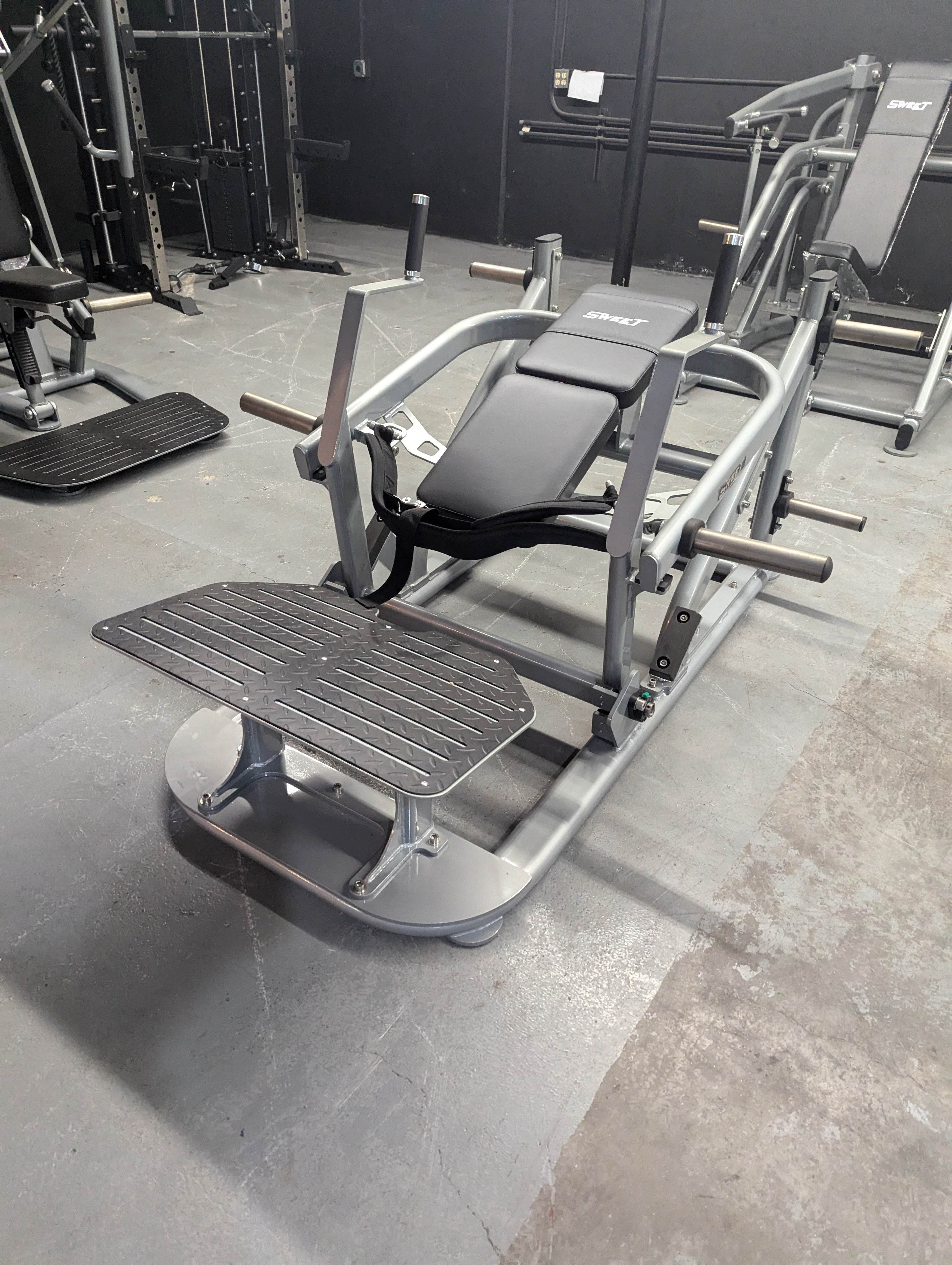 Sweet Hip Thruster / Glute Drive - Black/Silver - Machine Horizon