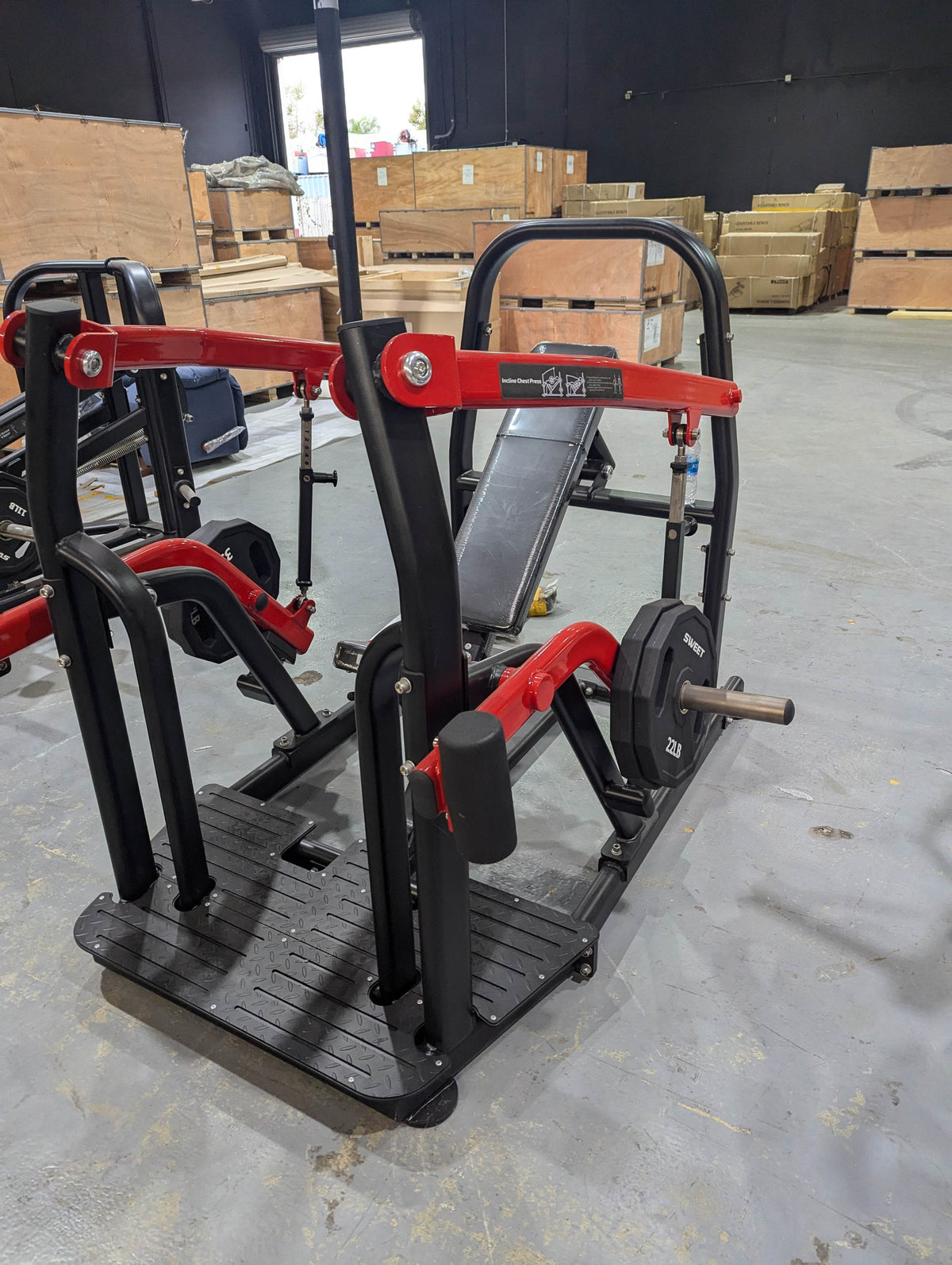 Sweet Incline Press -Black/Silver - Machine Horizon