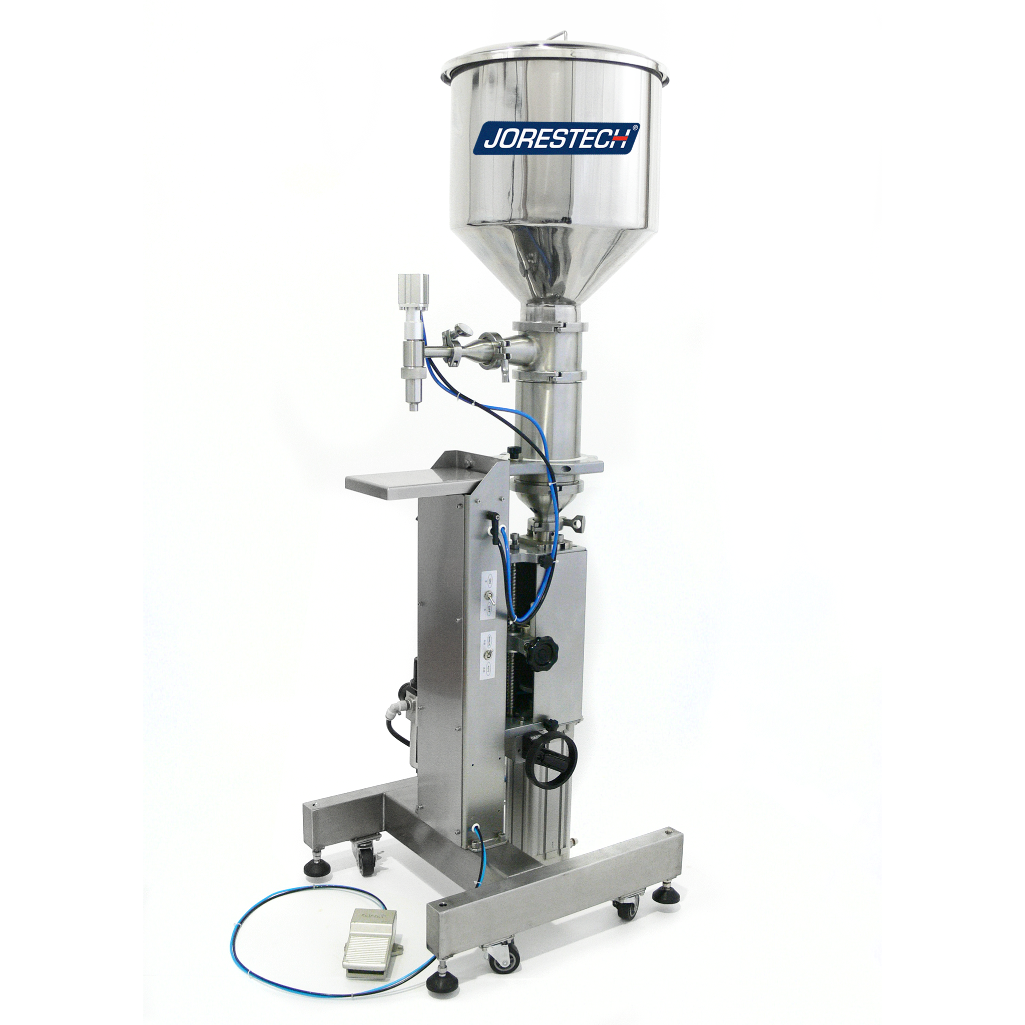 Jores Technologies Pneumatic High Viscosity Vertical Paste Piston Filler - 316 SS – 1000ml