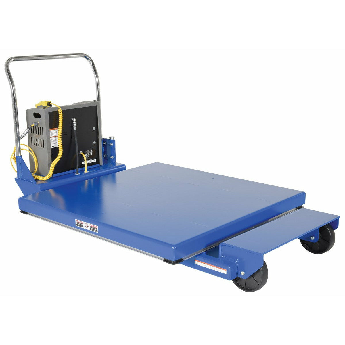 Vestil Steel Heavy Duty Portable Scissor Lift Table 46 In. 1000 Lb. Capacity Blue-PST-1-46