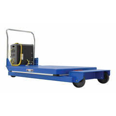 Vestil Steel Heavy Duty Portable Scissor Lift Table 46 In. 2000 Lb. Capacity Blue-PST-2-46