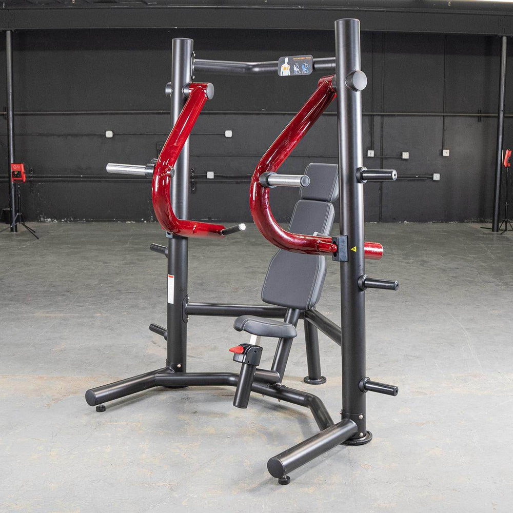 Power Leverage V2 Decline Chest Press - Muscle D Fitness - Machine Horizon