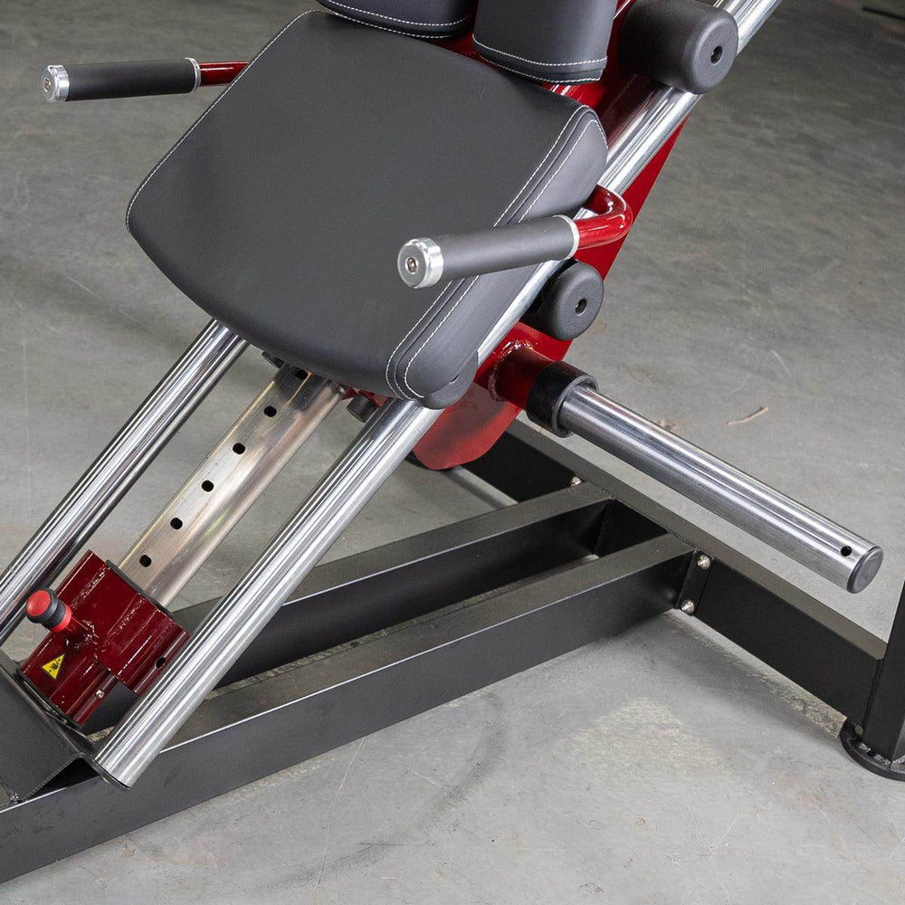 Power Leverage V2 Hack Squat / Calf Raise - Muscle D Fitness - Machine Horizon