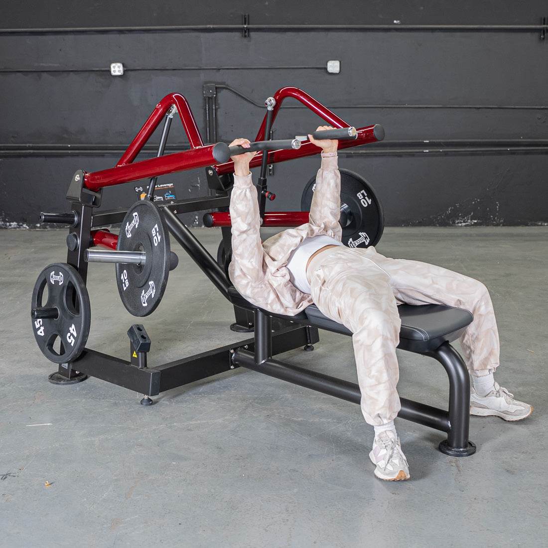 Power Leverage V2 Horizontal Chest Press - Machine Horizon