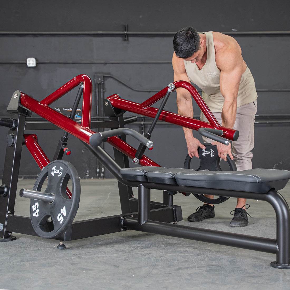 Power Leverage V2 Horizontal Chest Press - Machine Horizon