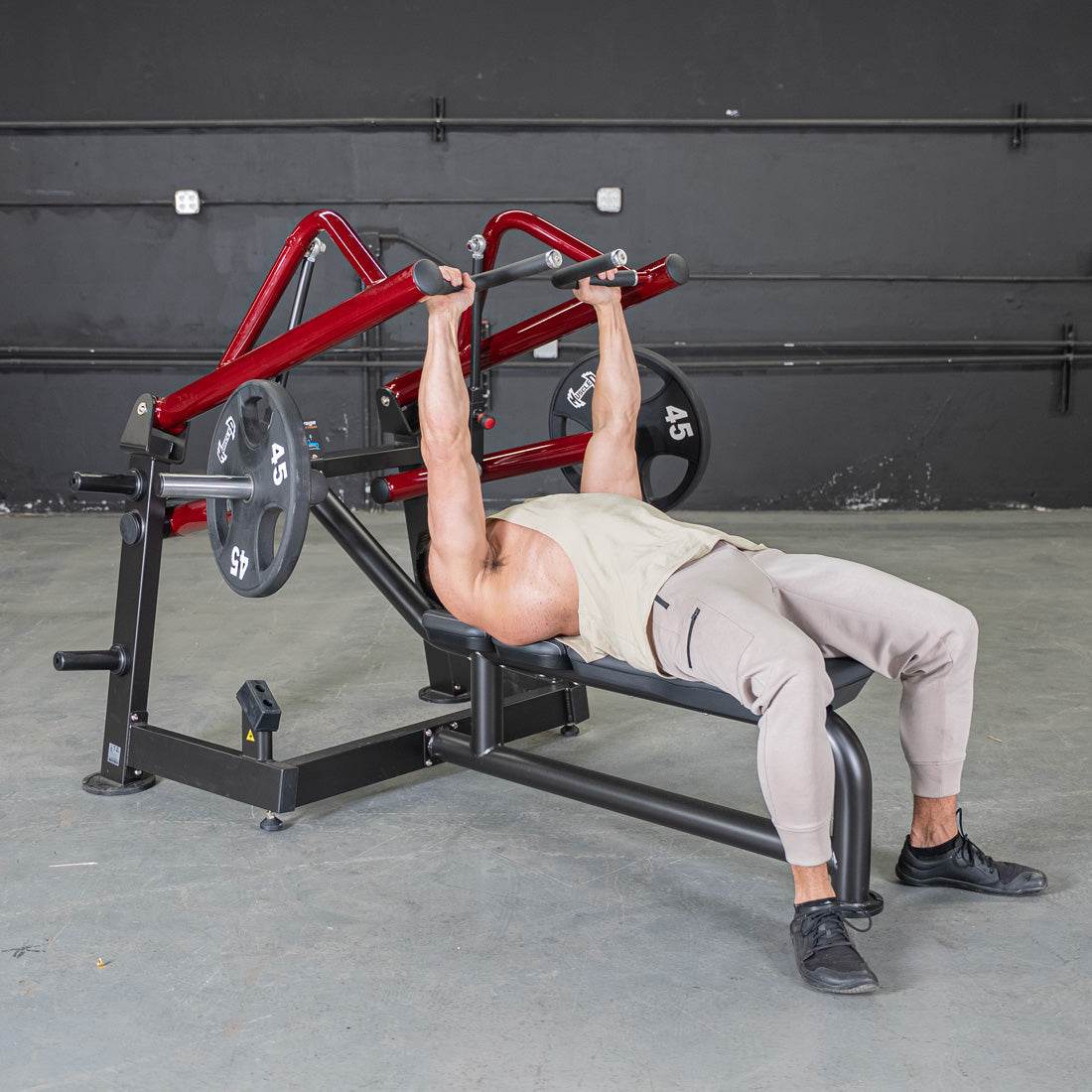 Power Leverage V2 Horizontal Chest Press - Machine Horizon
