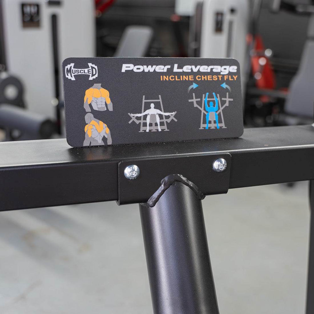 Power Leverage V2 Incline Pec Fly | Iso-Lateral Chest Machine – Muscle D Fitness - Machine Horizon