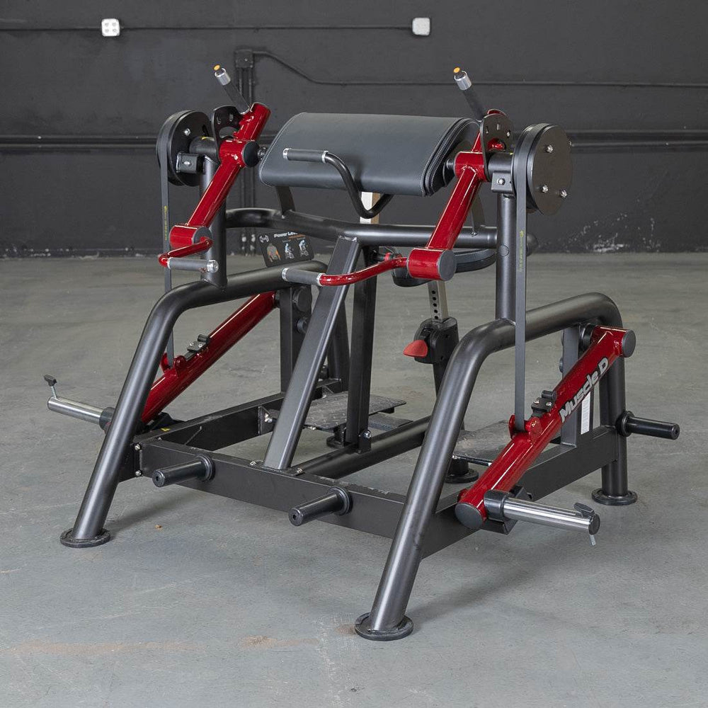Power Leverage V2 Iso Lateral Biceps Curl / Preacher Curl - Muscle D Fitness - Machine Horizon