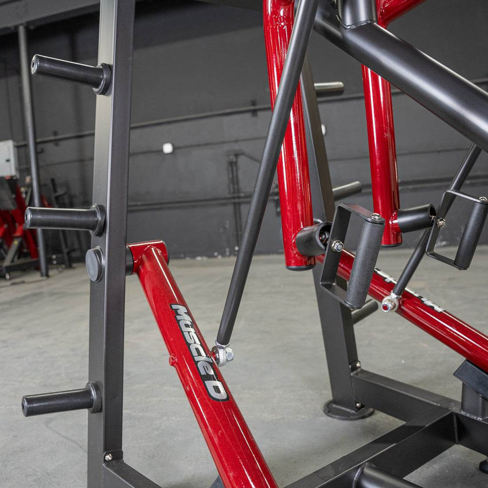Power Leverage V2 Rotating Handle Low Row - Muscle D Fitness - Machine Horizon