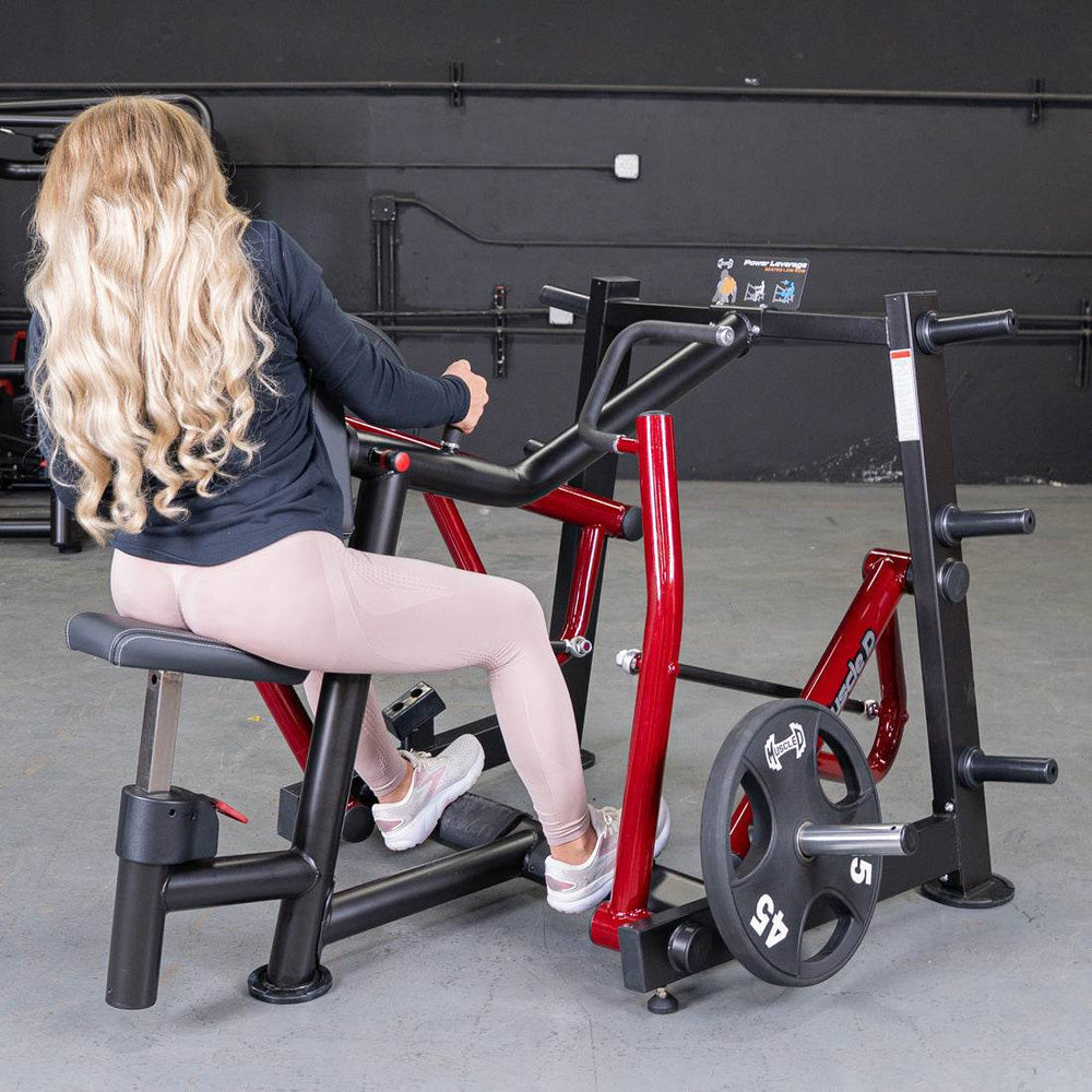 Power Leverage V2 Dual Hinge Seated Row | Muscle D Fitness - Machine Horizon