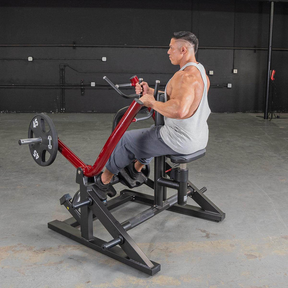 Power Leverage V2 Iso Lateral Seated Row - Muscle D Fitness - Machine Horizon